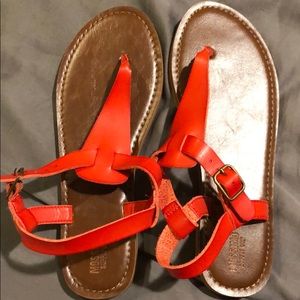 Deep Red Sandals
